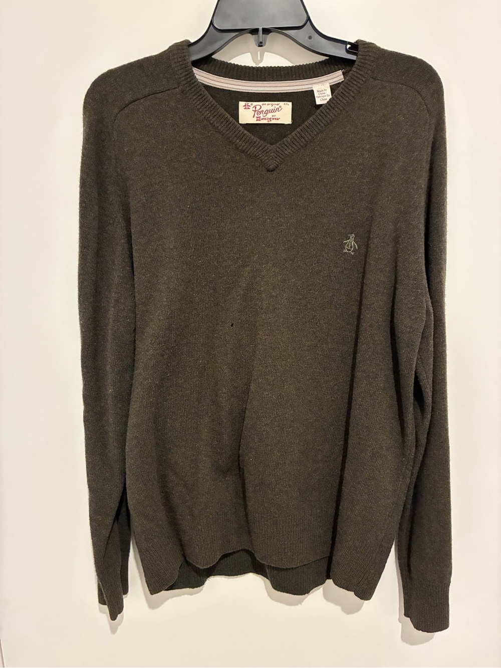 Wool Sweater Penguin Men’s 2Xl